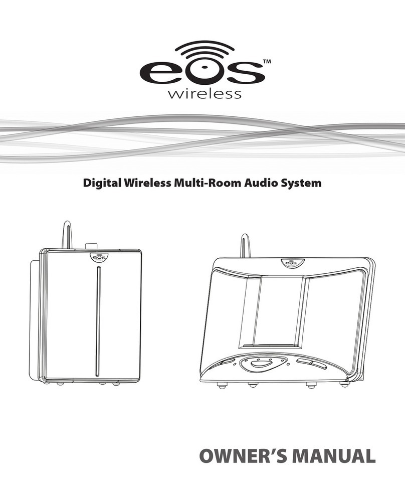 EOS Digital Wireless Multi-Room Audio System owner's manual