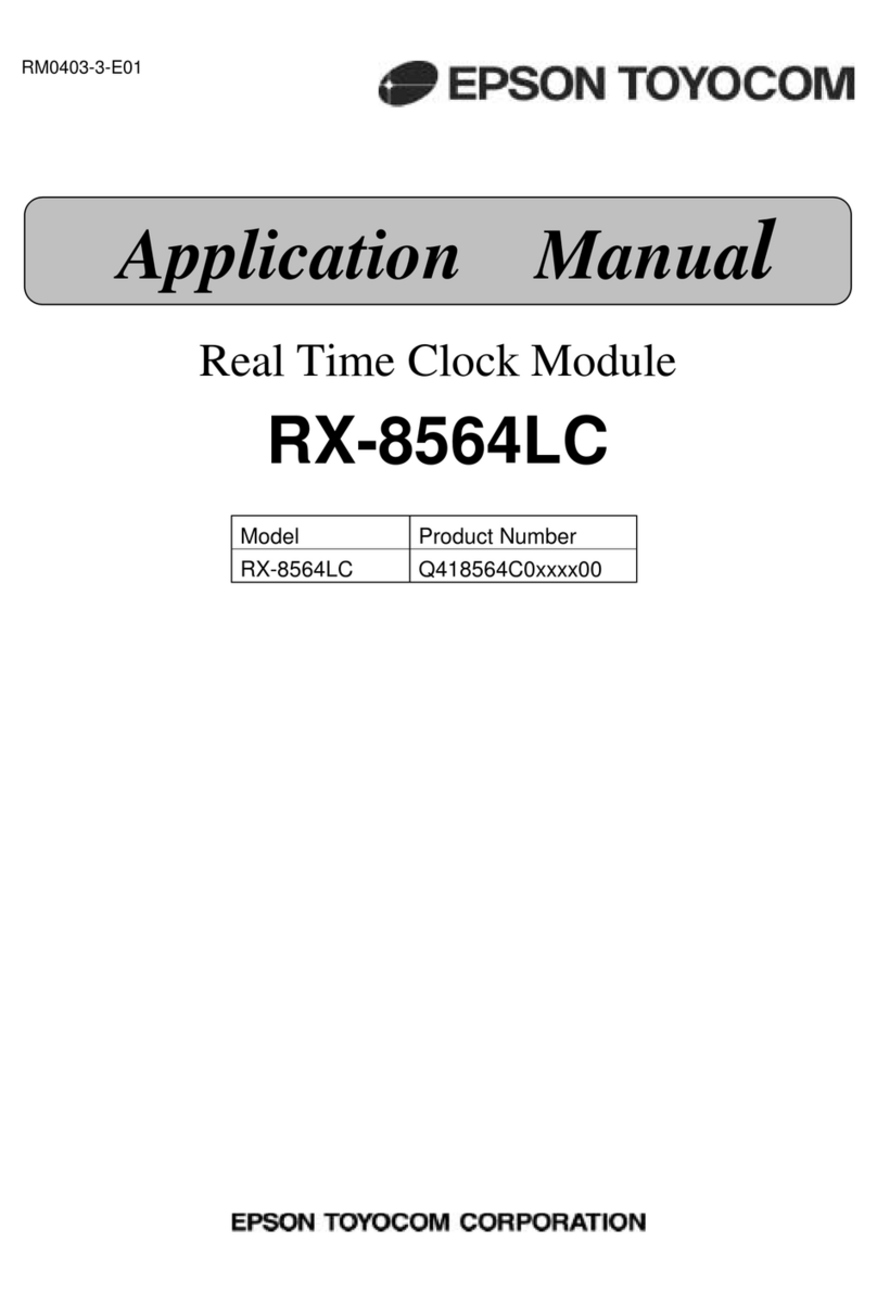 Epson RX-8564LC Applications manual