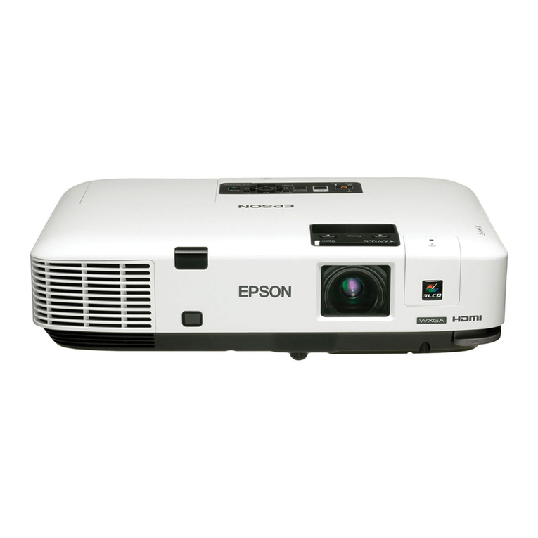Epson 1925W - POWERLITE Multimedia Projector User manual