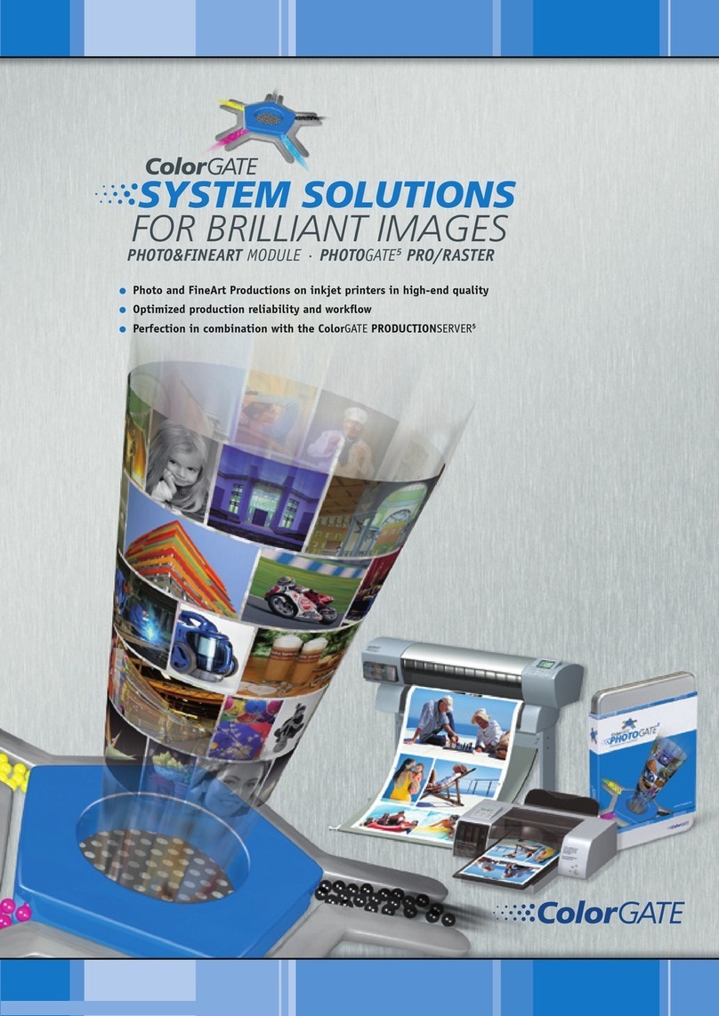ColorGATE ColorGate User manual