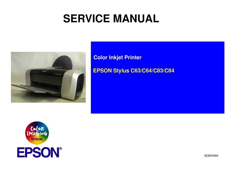 Epson Stylus C63 User manual
