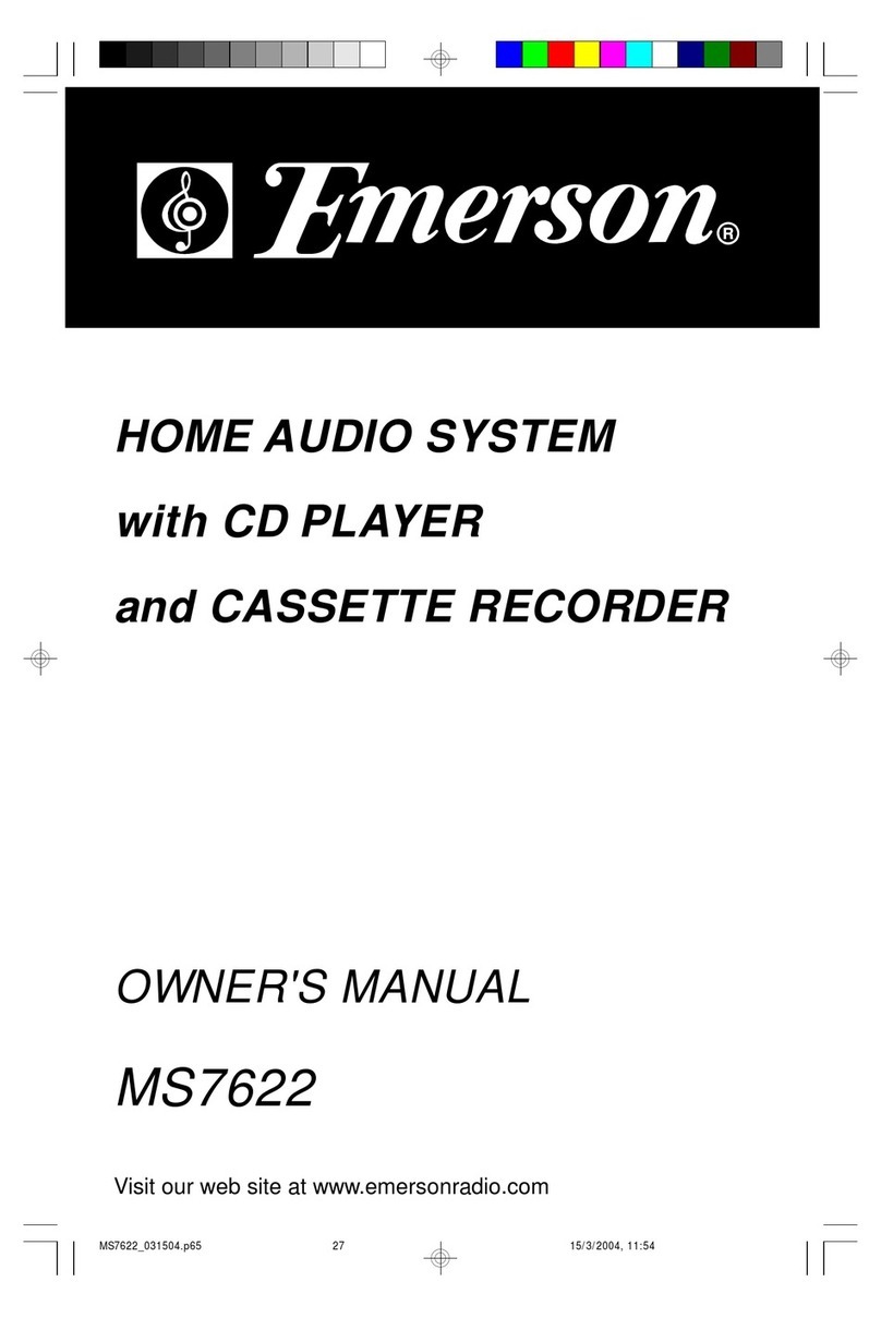 Emerson MS7622 User manual