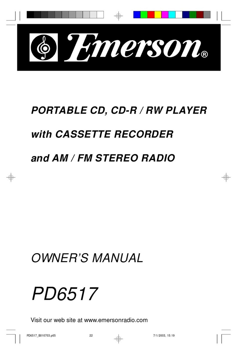 Emerson PD6517 owner's manual