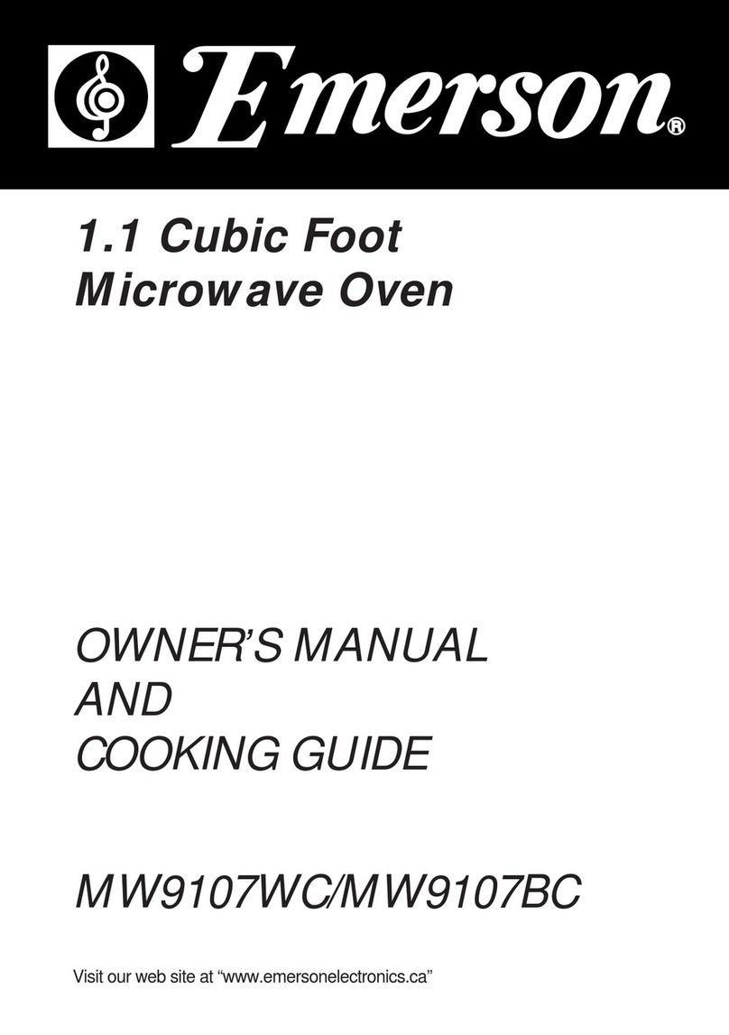 Emerson MW9107WC Use and care manual