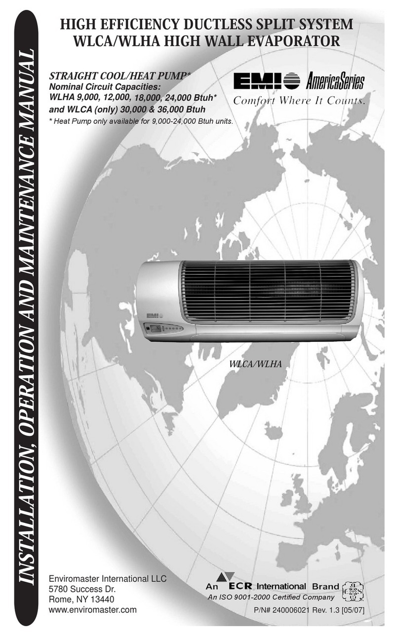 EMI WLHA Installation & operation manual