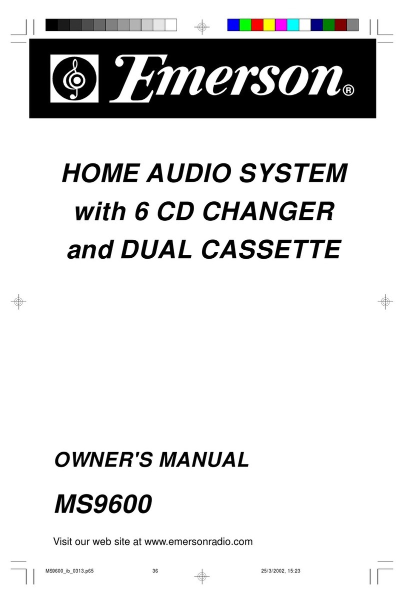 Emerson MS9600 User manual