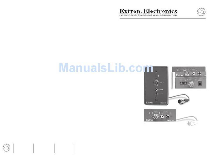 Extron electronics CVEQ1 AAP User manual