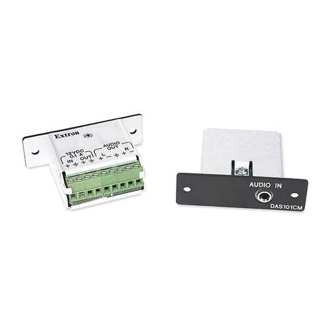 Extron electronics DAS101CM Series User manual