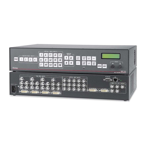 Extron electronics Multi-Graphic Processor MGP 464 User manual