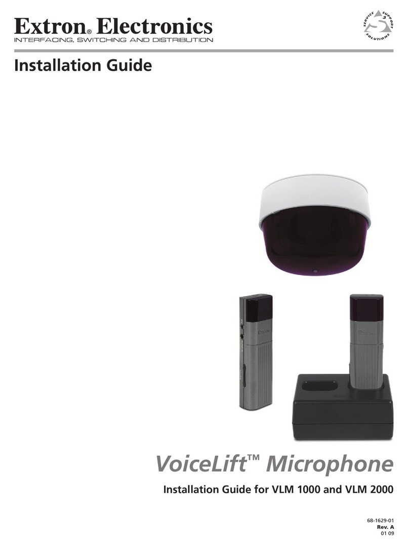 Extron electronics VoiceLift VLM 1000 User manual