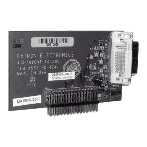 Extron electronics DVI Output Card User manual Extron electronics DVI Output Card User manual