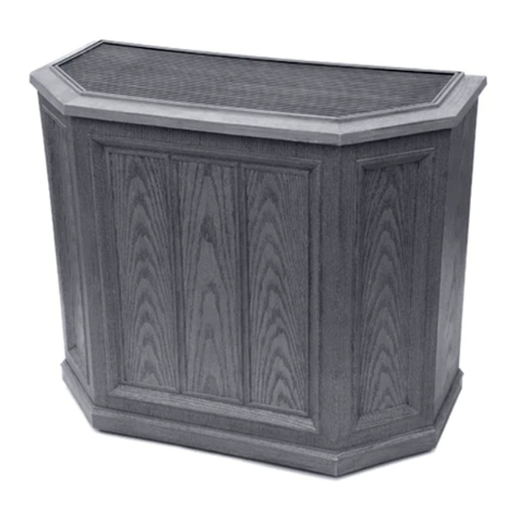 Essick Bemis Driftwood Credenza 696 100 User manual
