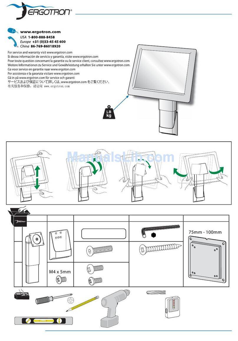 Ergotron Neo-Flex User manual Ergotron Neo-Flex User manual