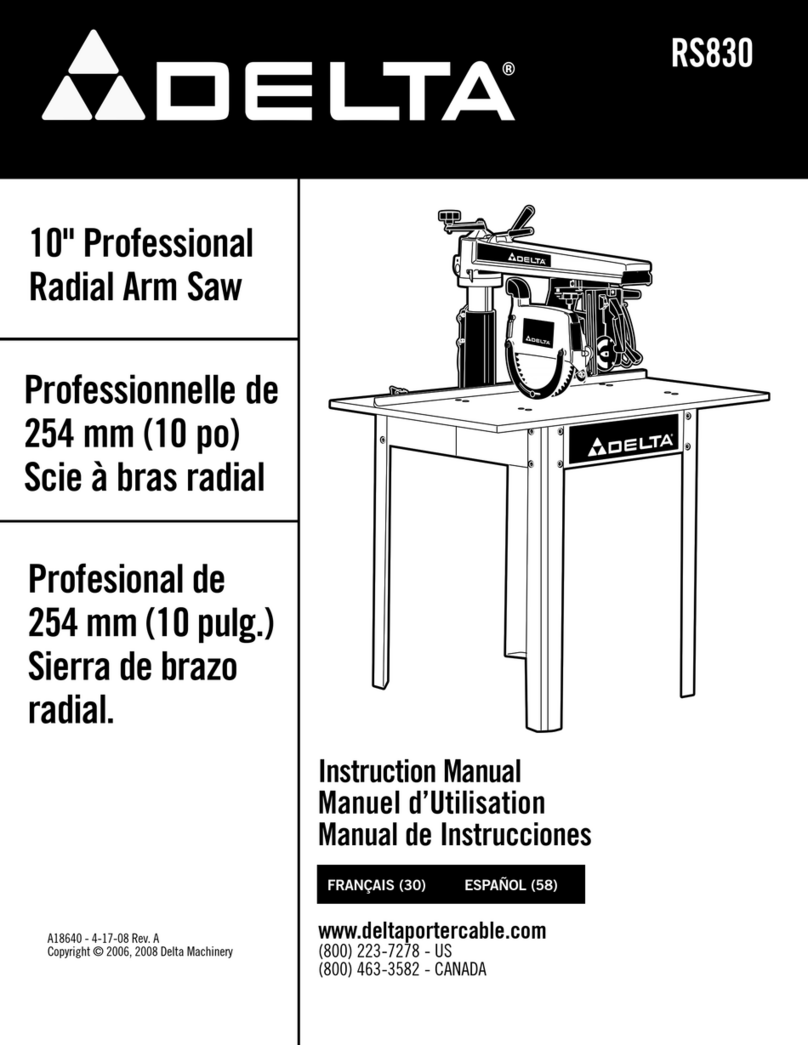 Delta RS830 User manual Delta RS830 User manual
