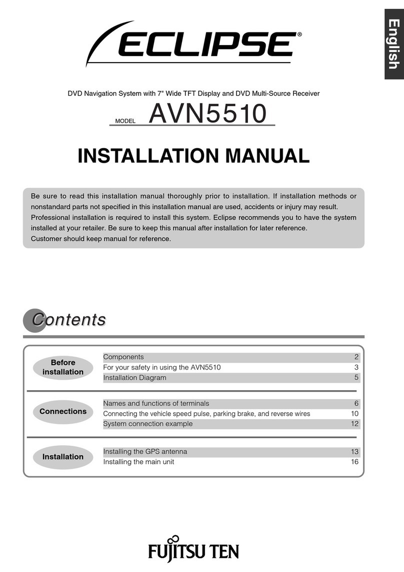 Eclipse AVN5510 installation manual