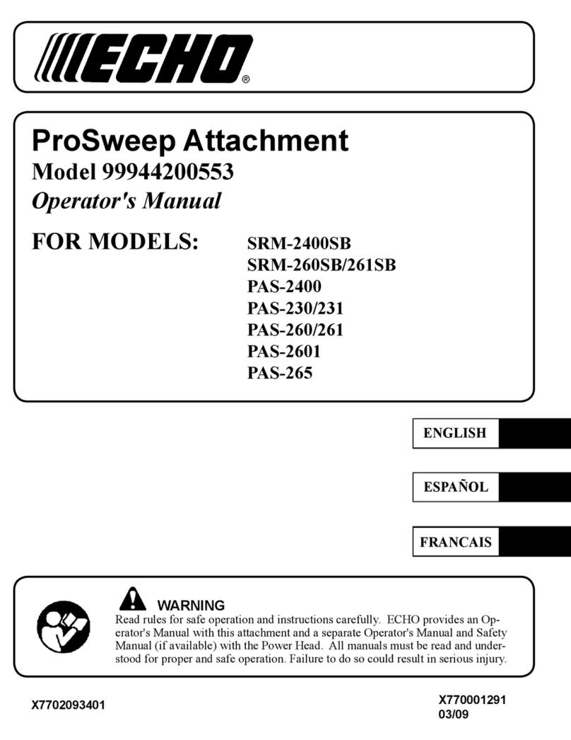 Echo 99944200553 User manual