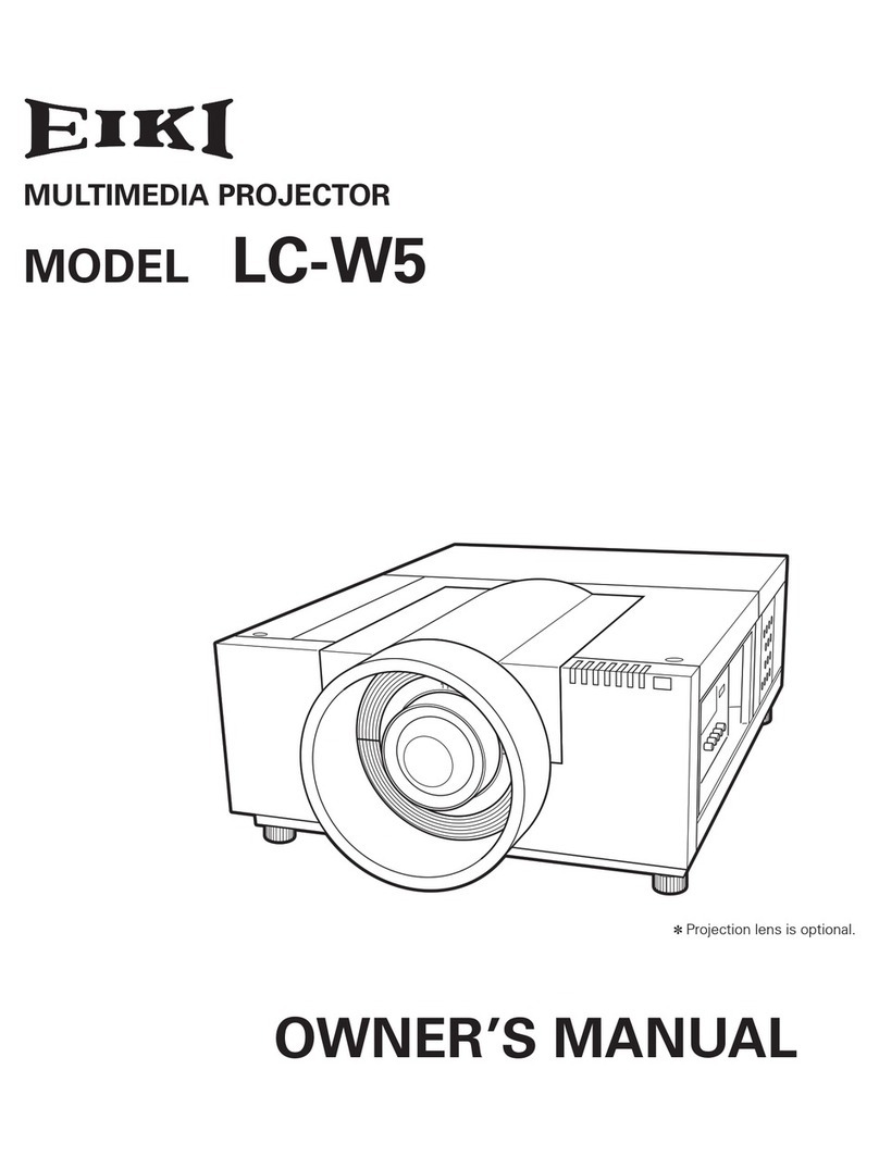 Eiki LC-W5 User manual