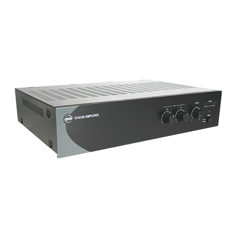 EAW POWER AMPLIFIER CXA120 User manual