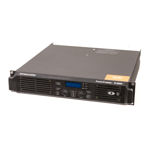 Dynacord Professional Power Amplifiers Brochure & specs