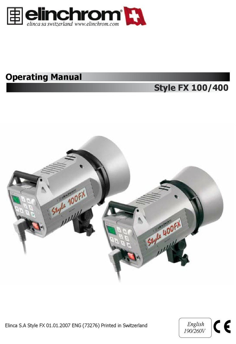 Elinchrom Style FX 100 operating manual