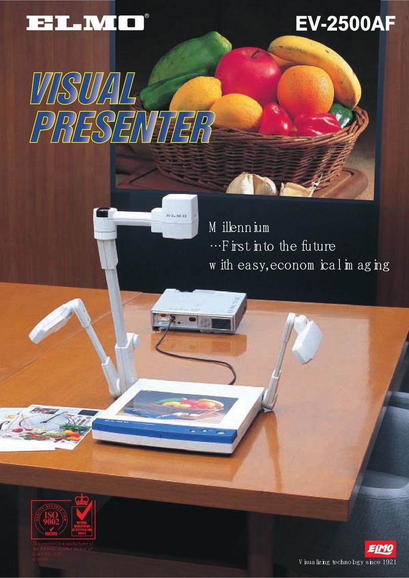 Elmo Visual Presenter EV-2500AF User manual