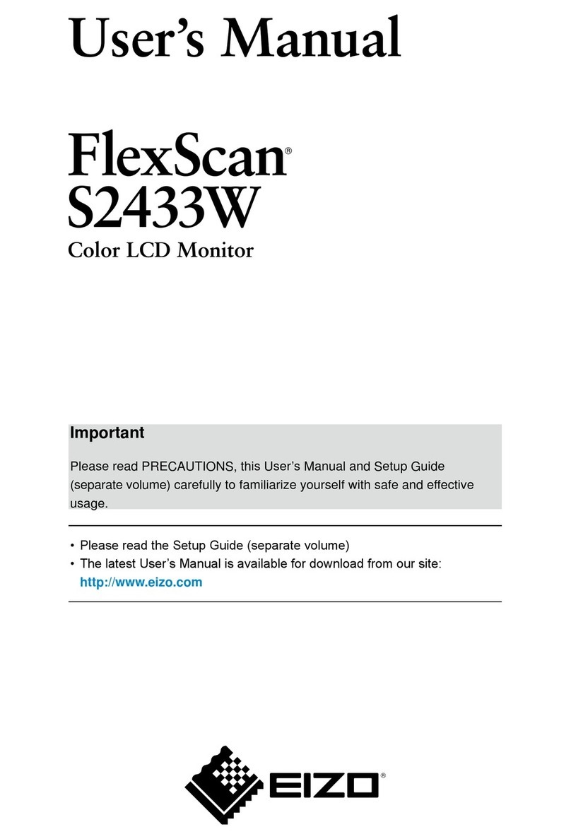 Eizo FLEXSCAN S2433W User manual