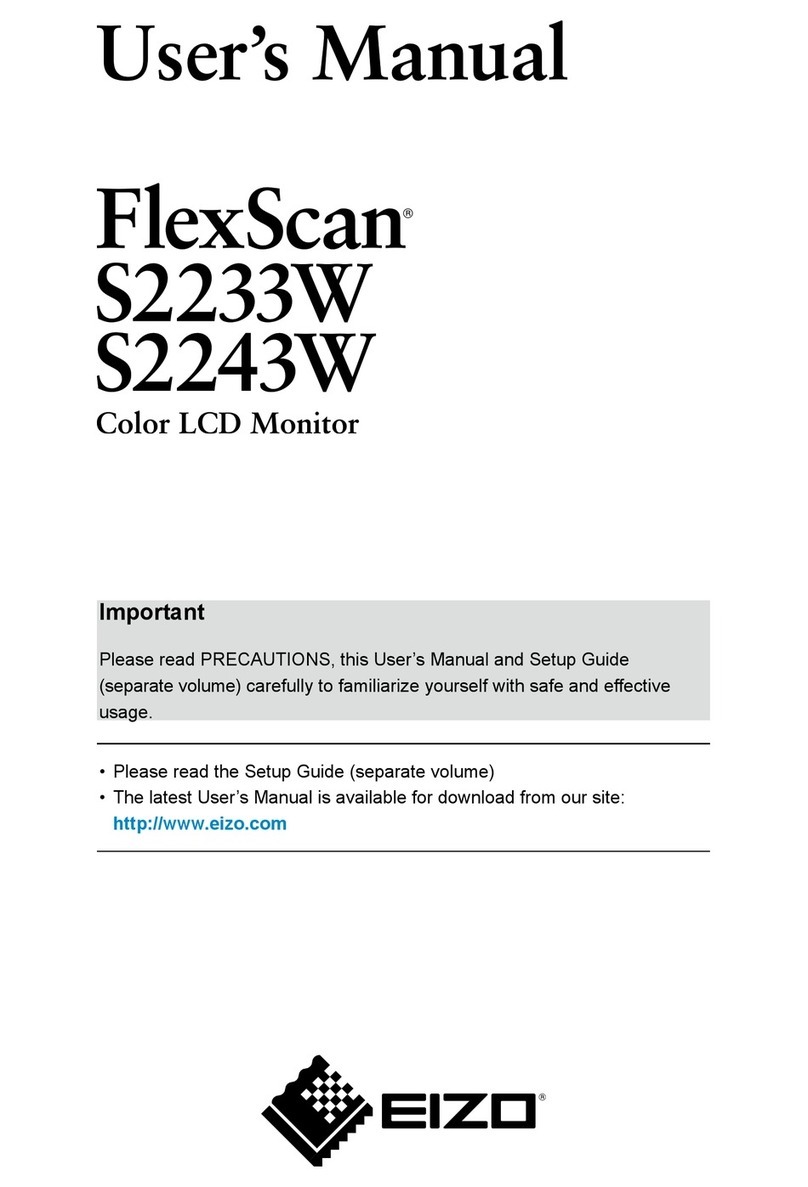 Eizo FlexScan S2233W User manual