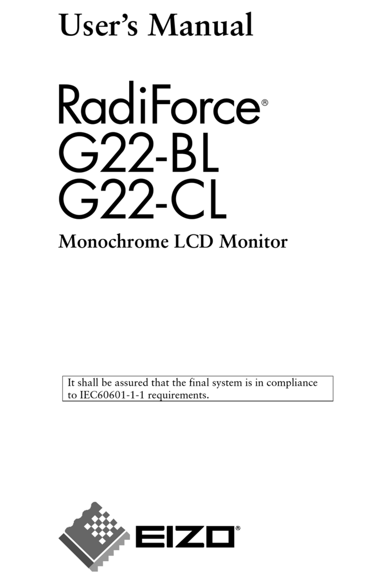 Eizo G22-BL/G22-CL User manual Eizo G22-BL/G22-CL User manual
