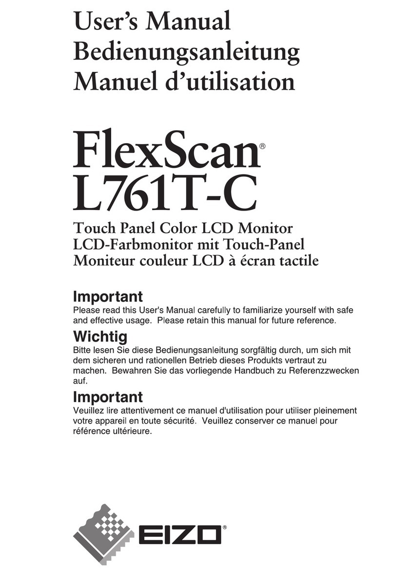 Eizo FlexScan L761T-C User manual