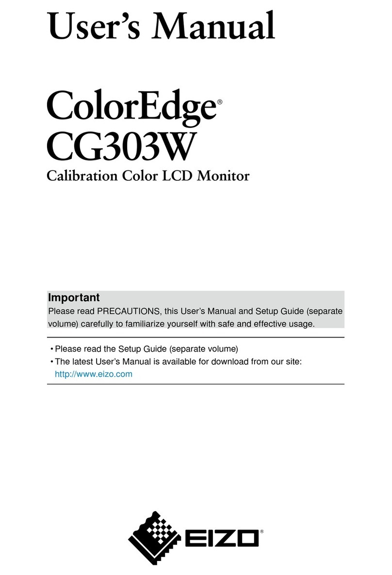 Eizo COLOREDGE CG303W User manual