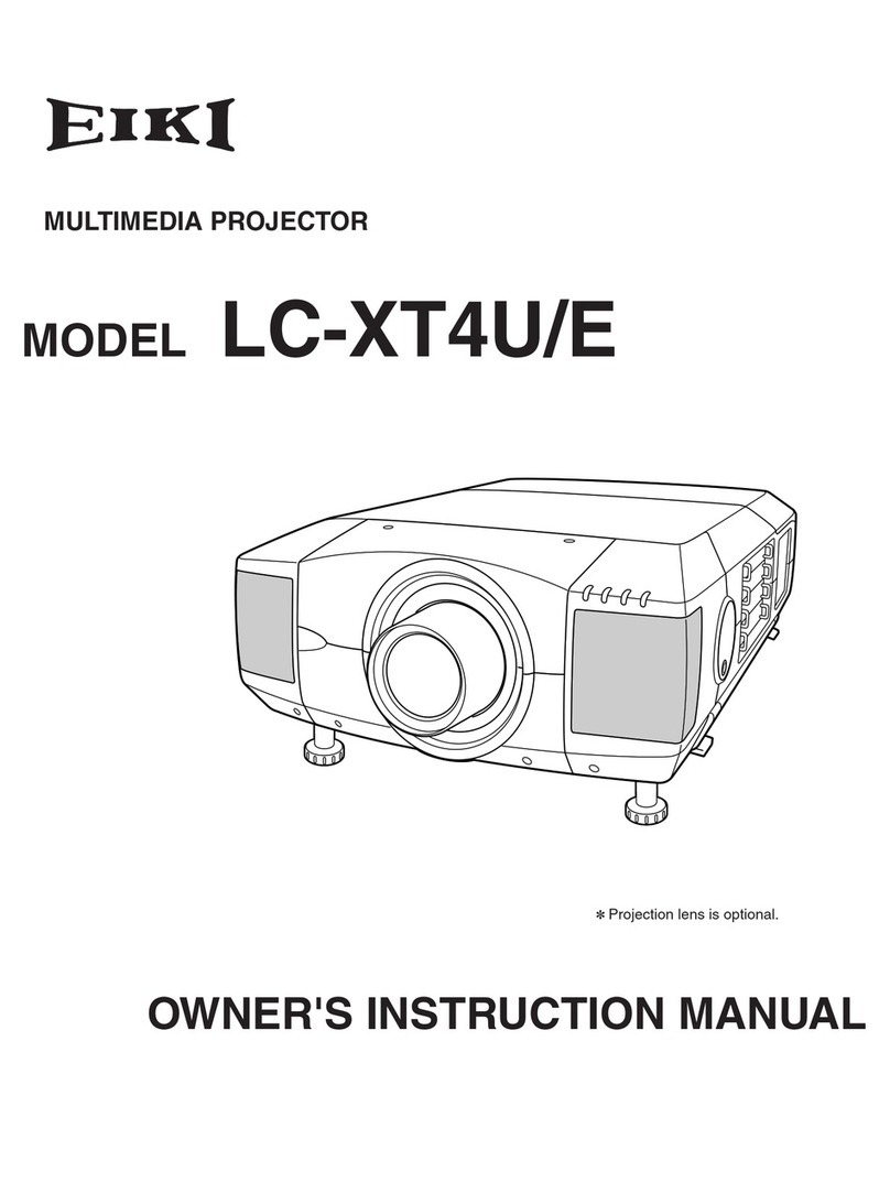 Eiki LC-XT4U/E Setup guide