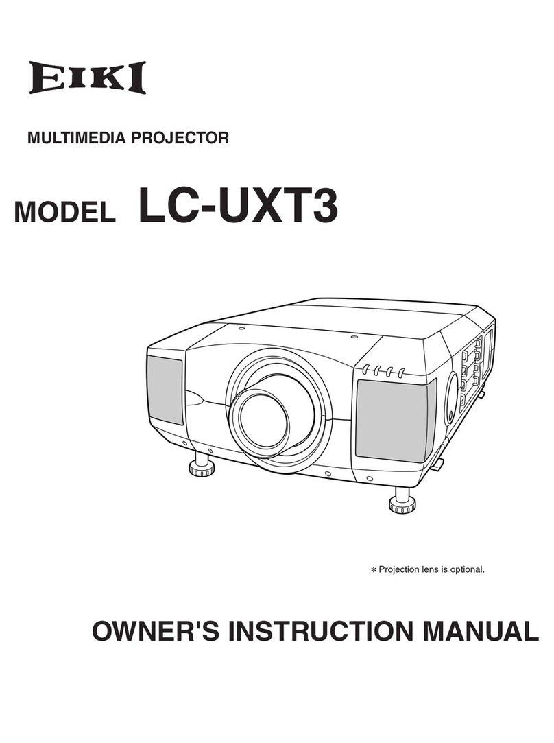 Eiki LC-UXT3 Setup guide