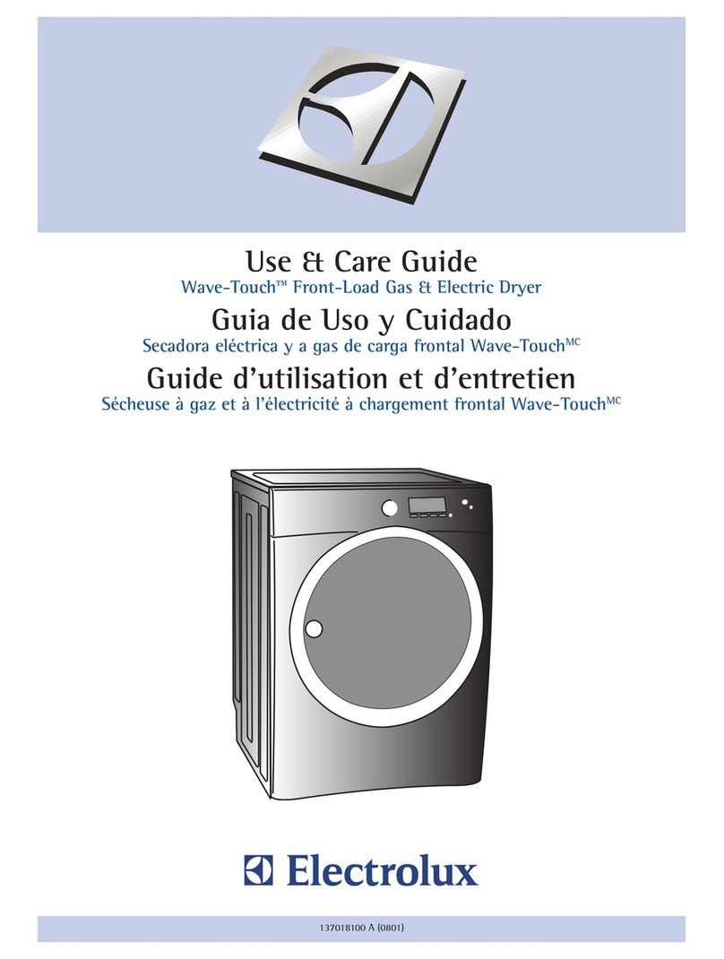 Electrolux Wave-Touch 137018100 A User manual