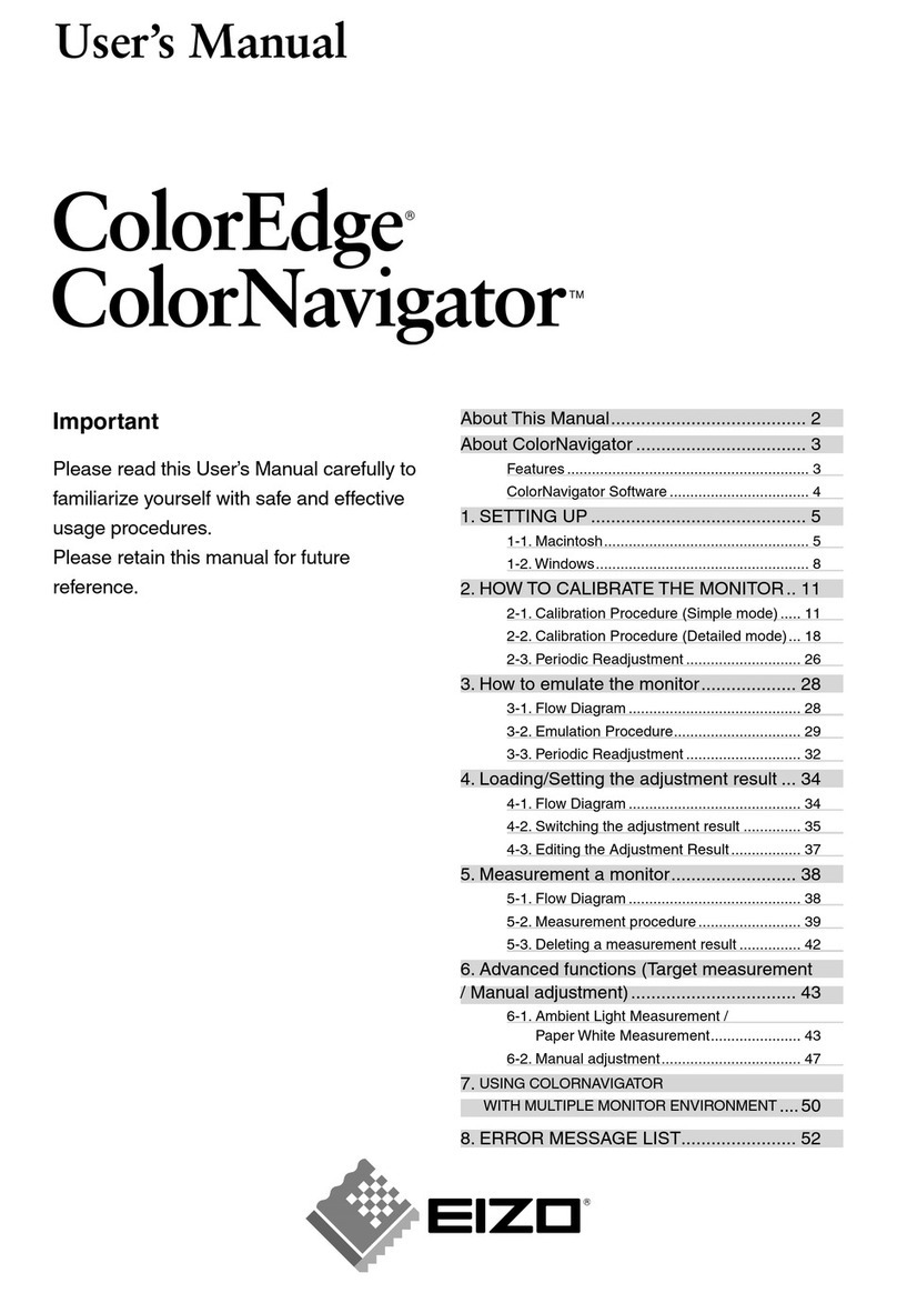 Eizo ColorNavigator user manual