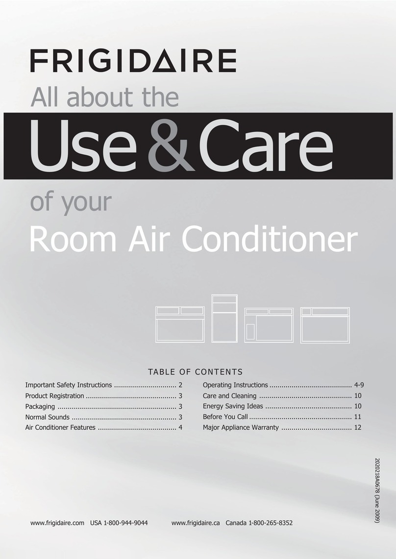 Frigidaire 2020218A0678 User manual