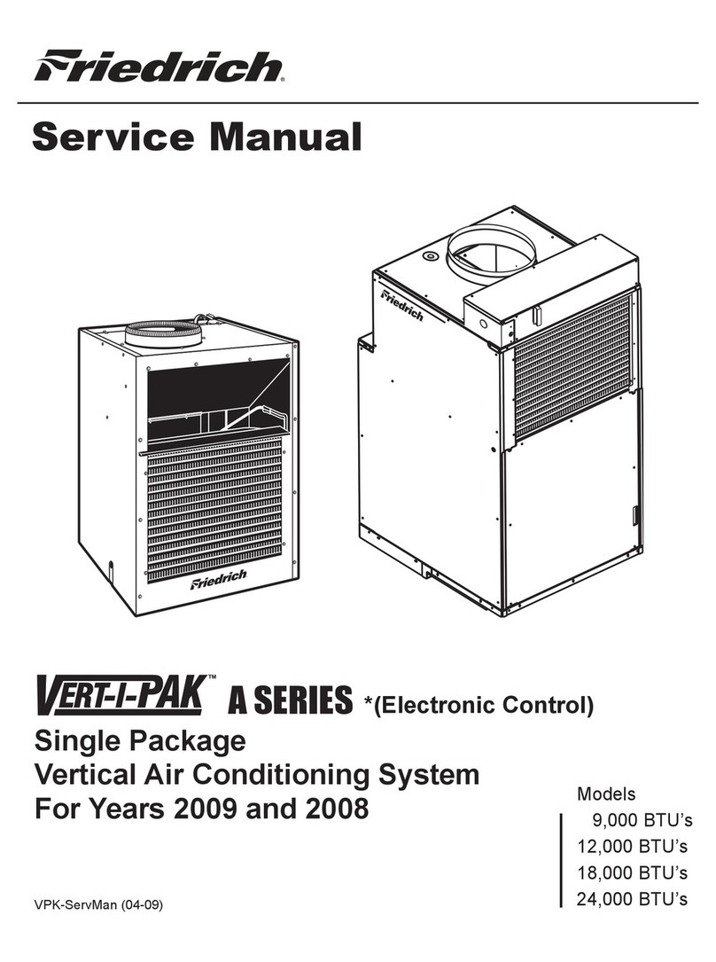 Friedrich 000 BTU'S User manual