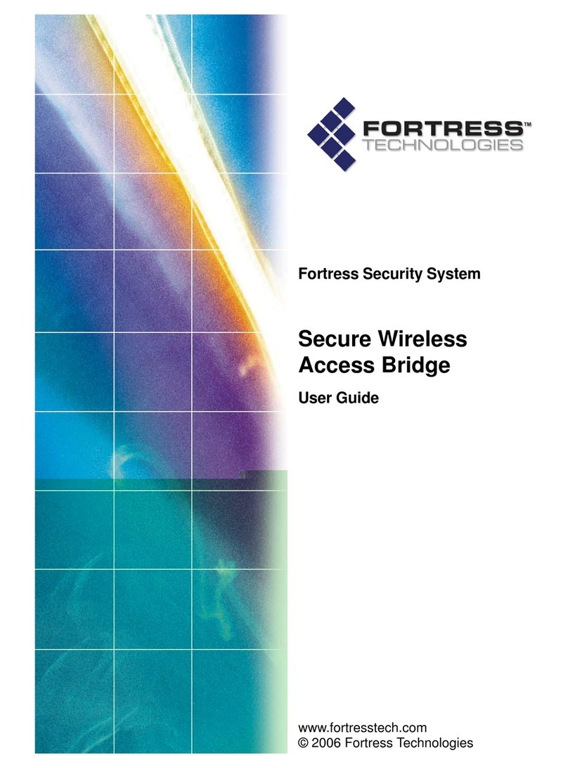 Fortress Technologies ecure Wireless Access Bridge user guide
