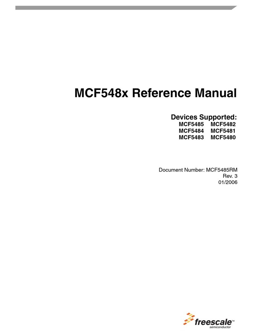 Freescale Semiconductor MCF5480 User manual