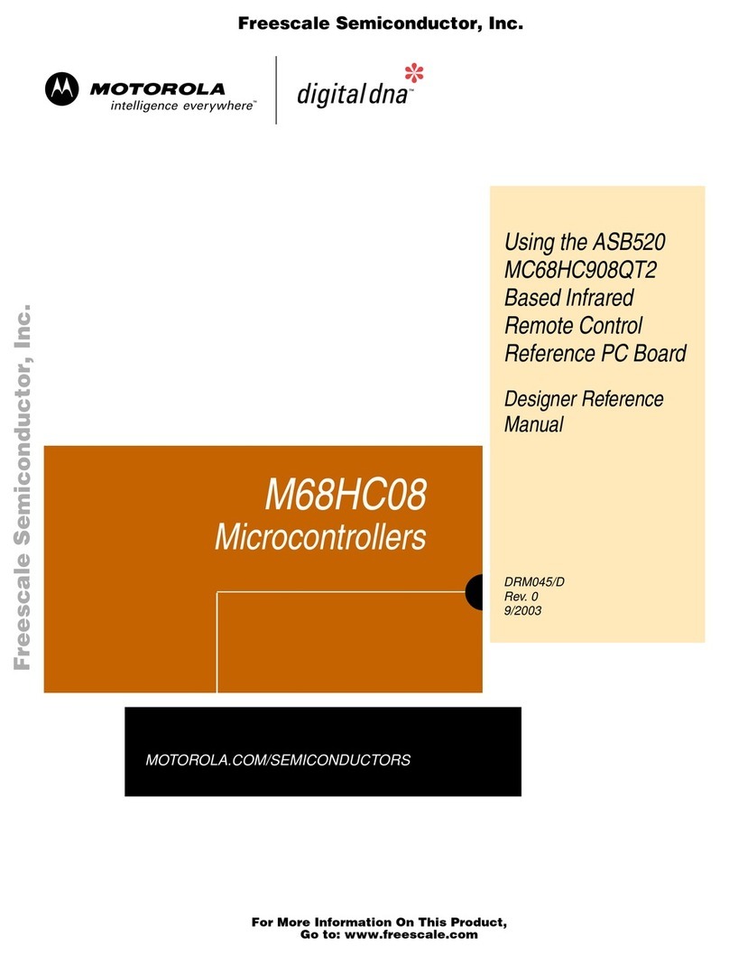Freescale Semiconductor M68HC08 series Reference manual