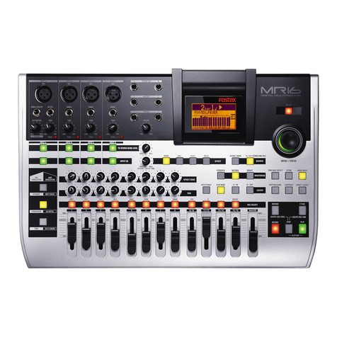 Fostex MR16 User manual