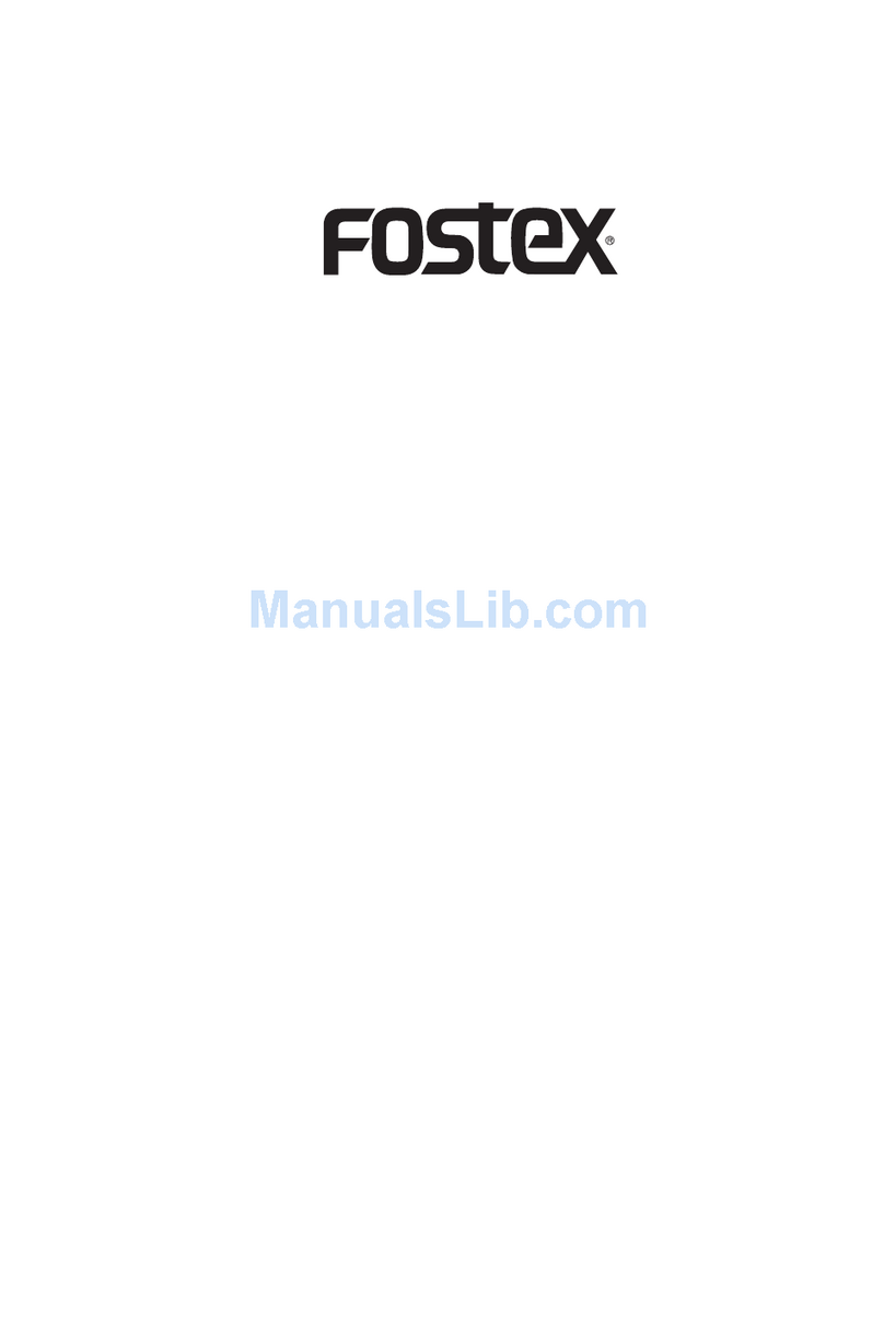 Fostex Electret Condenser Microphone MC32 technical information