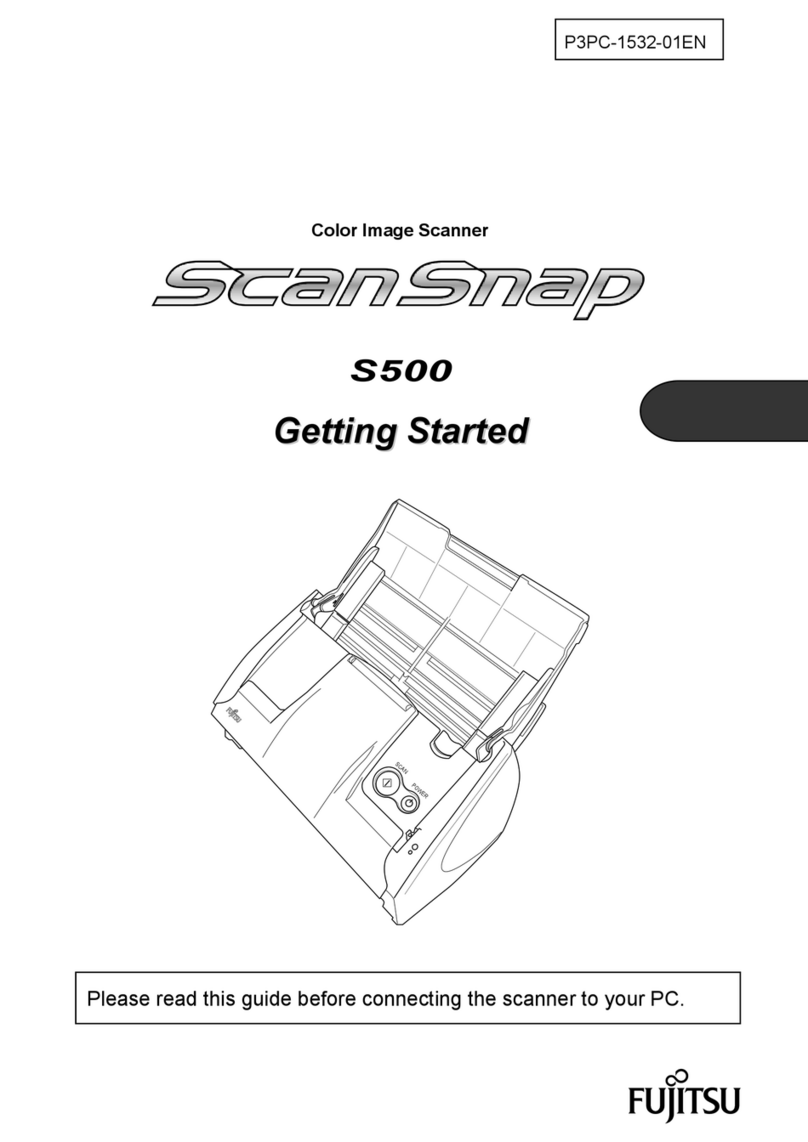 Fujitsu ScanSnap S500 User manual