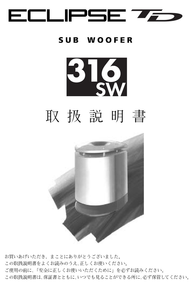 Fujitsu Eclipse TD 316SW product manual