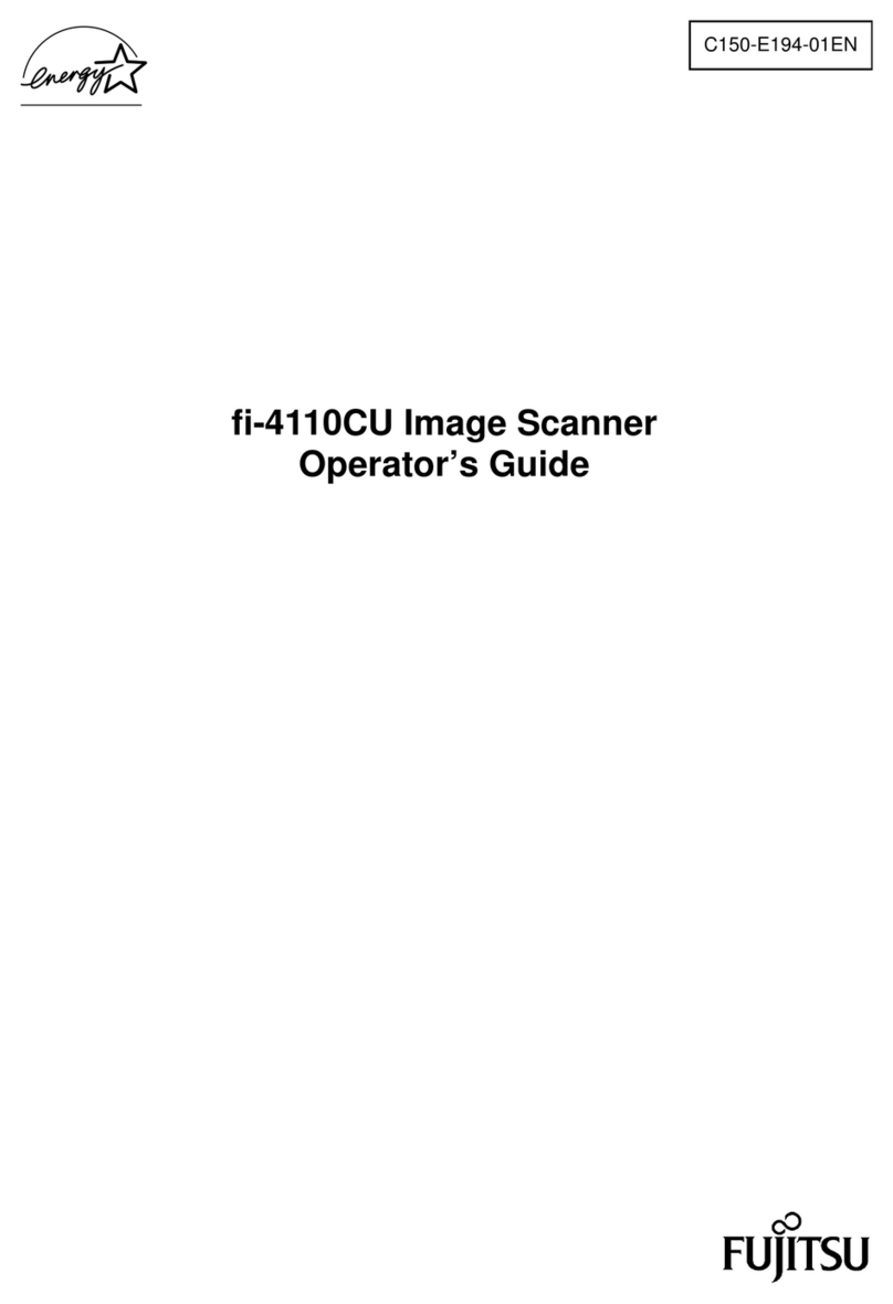 Fujitsu ScanPartner FI-4110CU Operator's guide