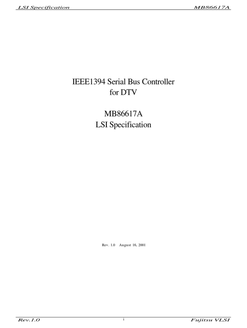 Fujitsu MB86617A User manual