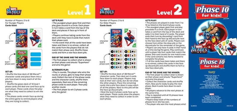 Fundex Games Marvel 8234-00-20 User manual