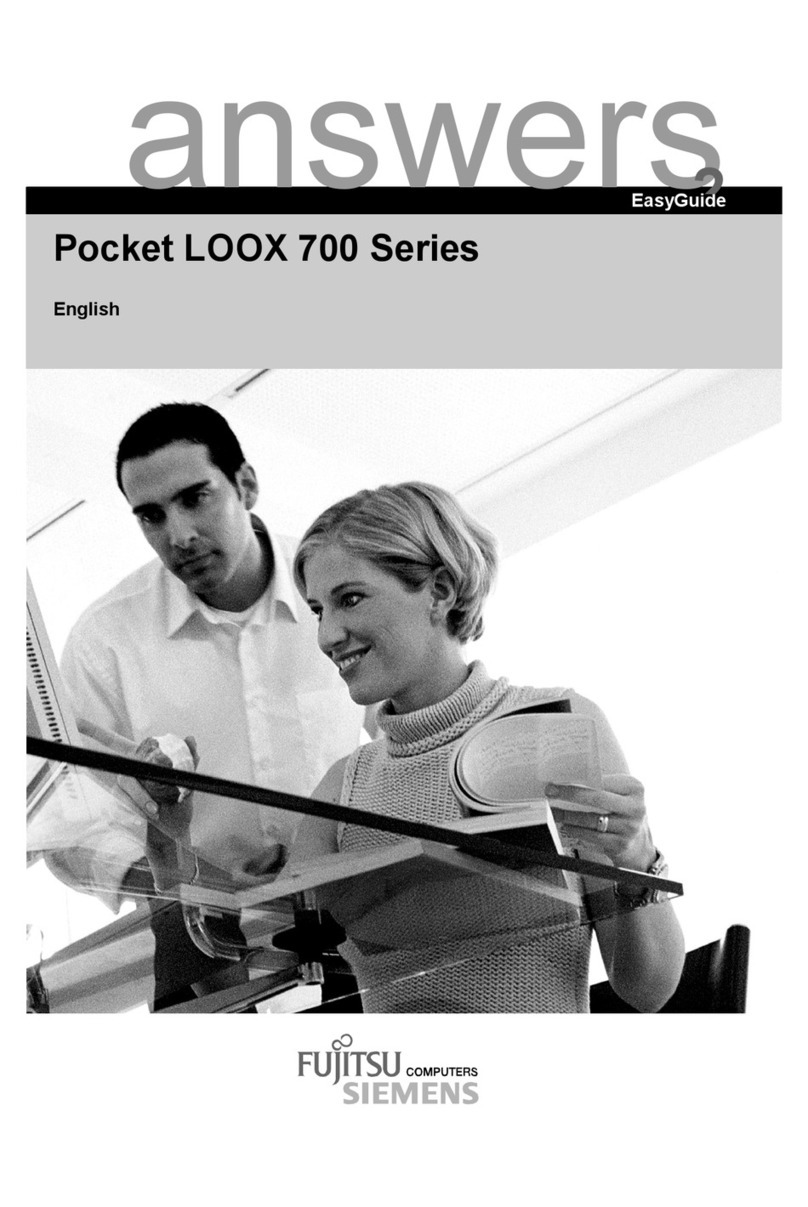 Fujitsu Siemens Computers Pocket LOOX 700 Series Easy guide