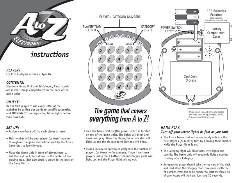 Fundex Games 2524 User instructions