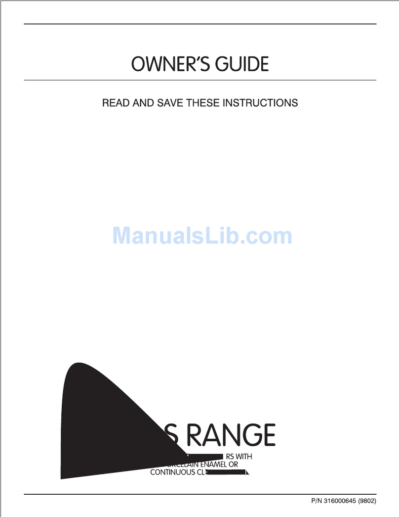 Frigidaire 316000645 User manual Frigidaire 316000645 User manual