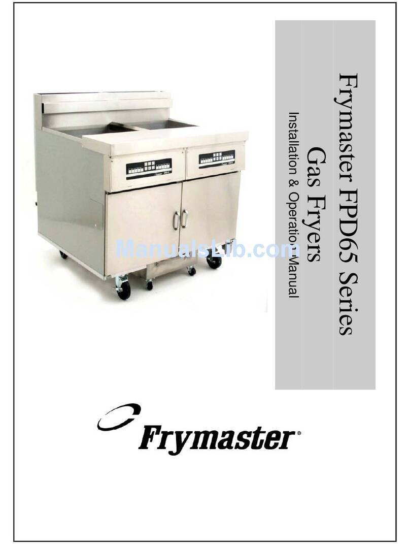 Frymaster FPD65 Series Installation & operation manual